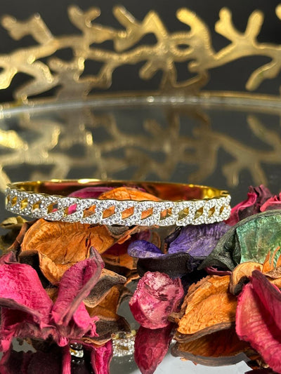 The Iced Curb Bangle