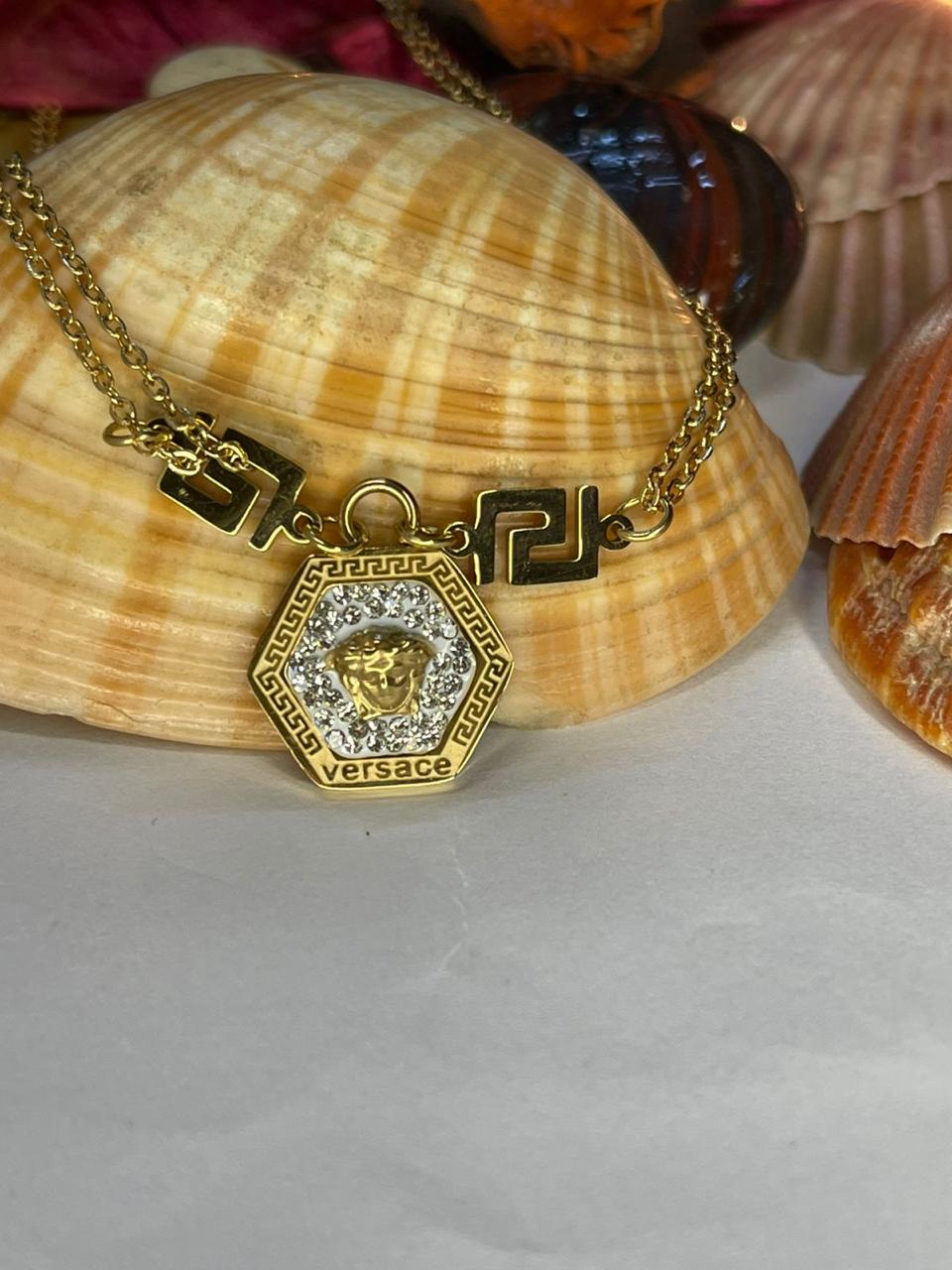 Chanel logo pendent