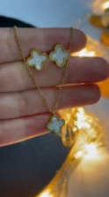 The Fortuna Necklace in Pearl White